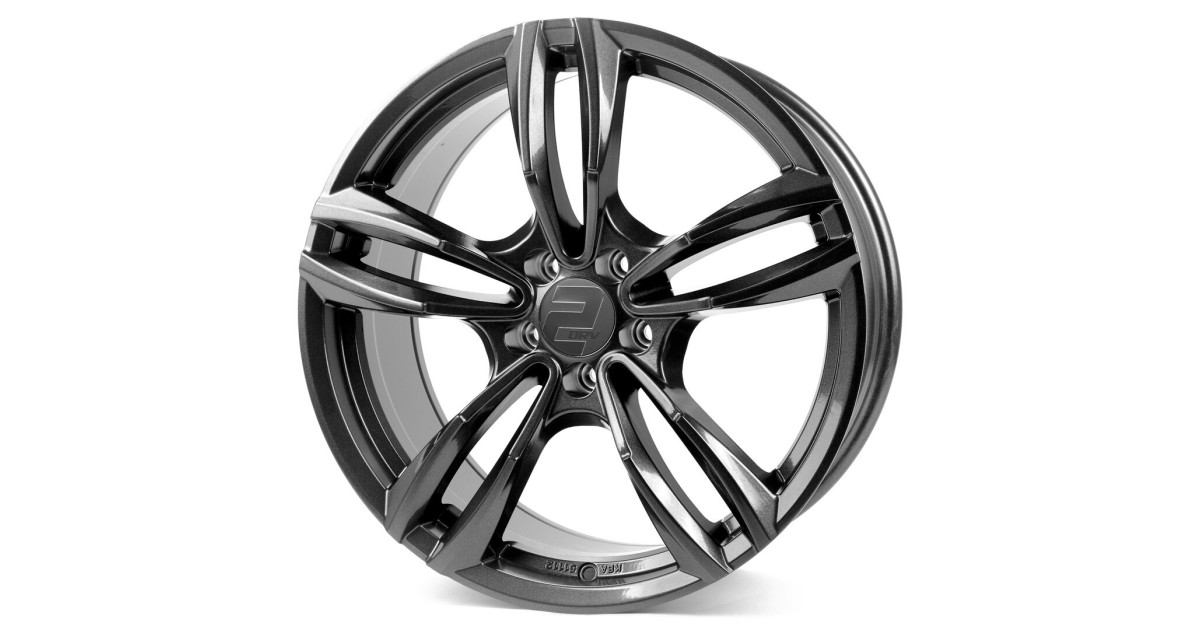Jante ALU, Wheelworld - 2DRV WH29 DGM+ Dark Gunmetal lackiert (Anthracite Foncé), 8.5X19 5/112 ET25, Alésage 66.7