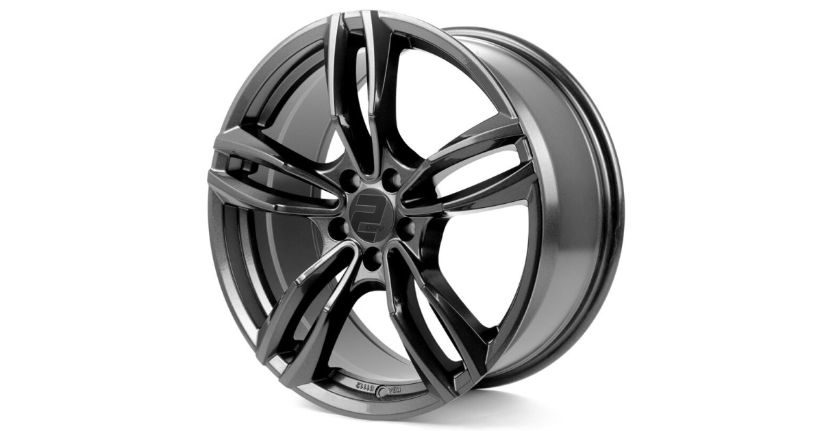 Jante ALU, Wheelworld - 2DRV WH29 DGM+ Dark Gunmetal lackiert (Anthracite Foncé), 8.5X19 5/120 ET42, Alésage 72.6
