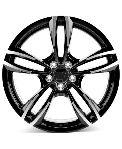 Jante ALU, Wheelworld - 2DRV WH29 SP+ Noir Face Polie , 8.5X19 5/112 ET25, Alésage 66.6