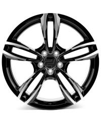 Jante ALU, Wheelworld - 2DRV WH29 SP+ Noir Face Polie , 8.5X19 5/112 ET25, Alésage 66.6