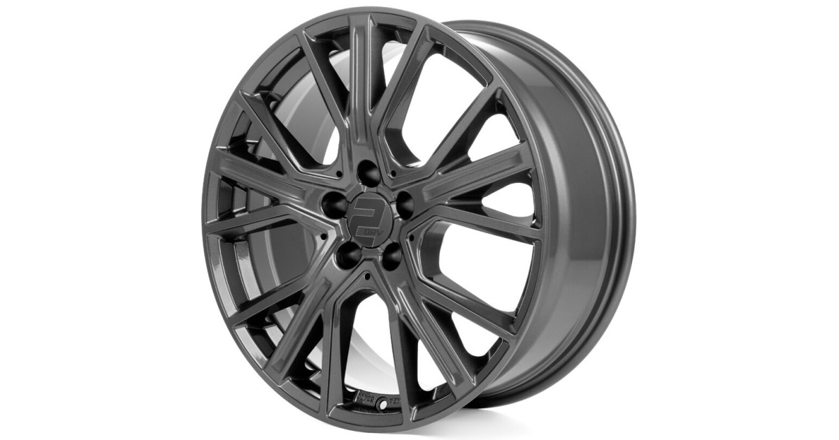 Jante ALU, Wheelworld - 2DRV WH34 DGM+ Dark Gunmetal (Anthracite foncé), 8X19 5/112 ET40, Alésage 66.6