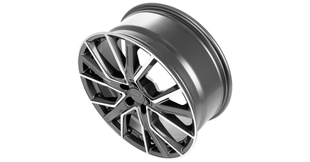 Jante ALU, Wheelworld - 2DRV WH34 DGMP+ Dark Gunmetal (Anthracite foncé Face polie), 9X21 5/112 ET38, Alésage 66.6