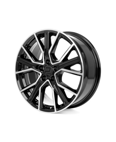 Jante ALU, Wheelworld - 2DRV WH34 SP+ ,Noir Face polie, 7.5X17 5/112 ET35, Alésage 66.6