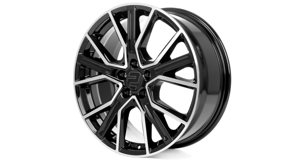 Jante ALU, Wheelworld - 2DRV WH34 SP+ ,Noir Face polie, 7.5X17 5/112 ET45, Alésage 66.6