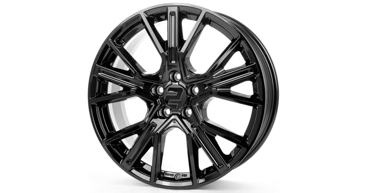 Jante ALU, Wheelworld - 2DRV WH34 SW+ ,Noir brillant laqué , 7.5X17 5/112 ET50, Alésage 66.6