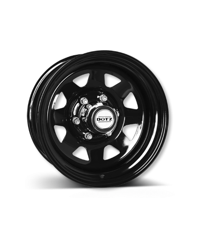 Jante Acier Dotz DAKAR Black, 7X16 6/139.7 ET33, Alésage 100.1