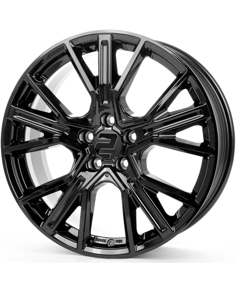 Jante ALU, Wheelworld - 2DRV WH34 SW+ ,Noir brillant laqué, 9X20 5/112 ET21, Alésage 66.6