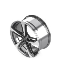 Jante ALU, Wheelworld - 2DRV WH36 DGMP+ Dark Gunmetal (Anthracite foncé laqué,Face polie), 8.5X19 5/112 ET40, Alésage 66.6