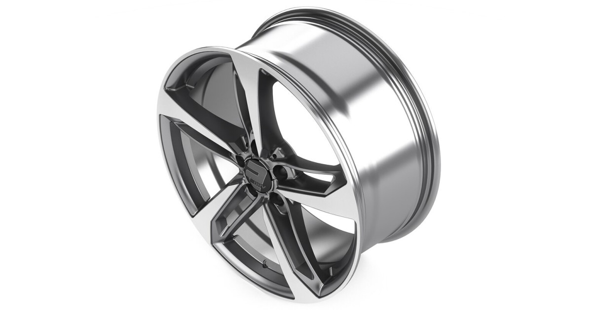 Jante ALU, Wheelworld - 2DRV WH36 DGMP+ Dark Gunmetal (Anthracite foncé laqué,Face polie), 8X18 5/112 ET48, Alésage 66.6
