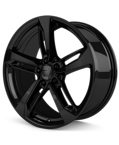 Jante ALU, Wheelworld - 2DRV WH36 Noir brillant laqué 8X18 5/112 ET30, Alésage 66.6