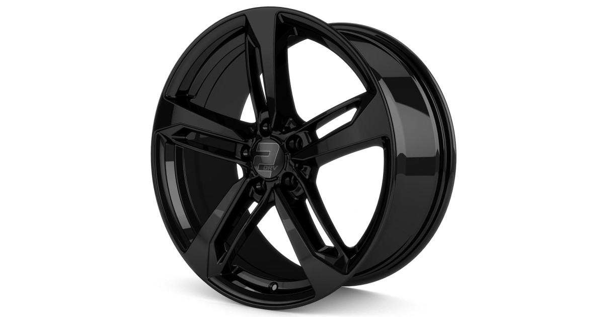 Jante ALU, Wheelworld - 2DRV WH36 Noir brillant laqué 8X18 5/112 ET30, Alésage 66.6