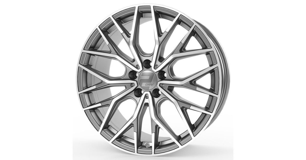 Jante ALU, Wheelworld - 2DRV WH37/DGP+ Daytona  Anthracite / Face polie, 8X18 5/112 ET48, Alésage 66.6
