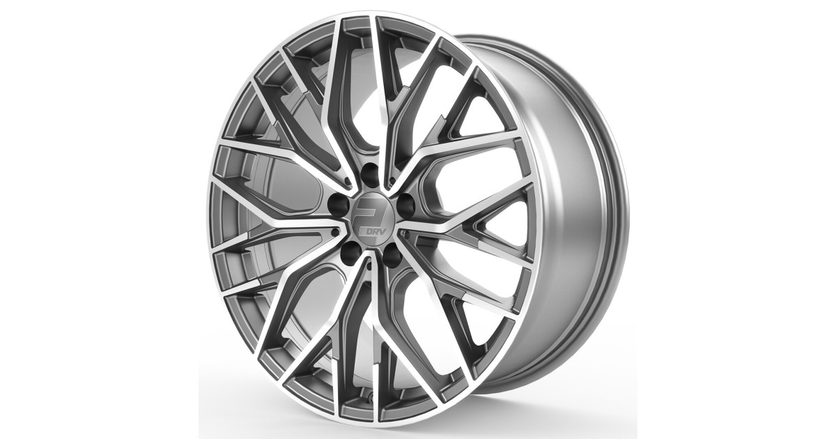 Jante ALU, Wheelworld - 2DRV WH37/DGP+ Daytona  Anthracite / Face polie, 8X18 5/112 ET48, Alésage 66.6