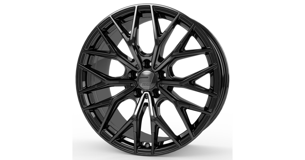 Jante ALU, Wheelworld - 2DRV WH37 SW+ Noir brillant laqué, 8.5X20 5/108 ET48, Alésage 72.6
