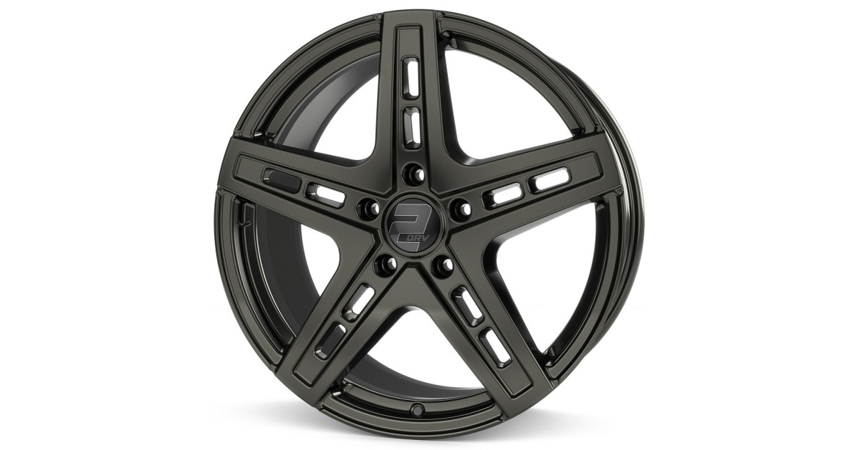 Jante ALU, Wheelworld - 2DRV Dark Gunmetal (Anthracite foncé laqué), 9X20 5/112 ET35, Alésage 66.6