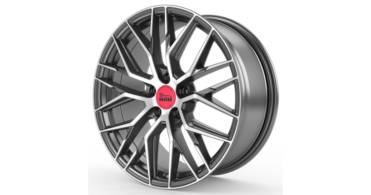 Jante ALU, MAM RS4 GUN METAL BRUSHED 8x18 5/112 ET30, Alésage 72.6
