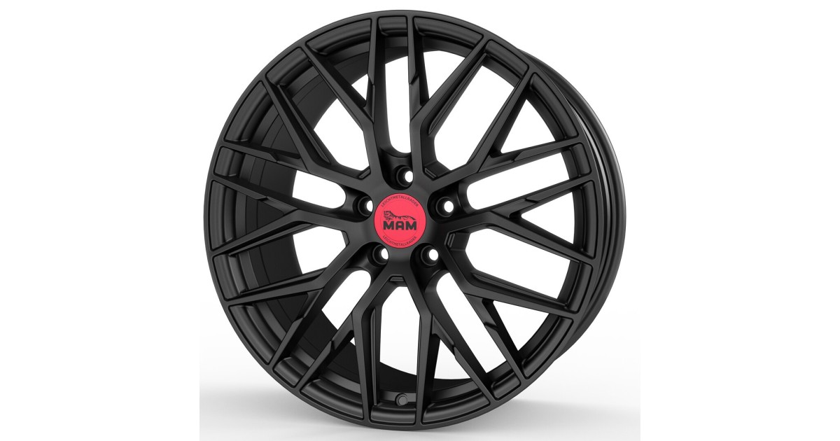 Jante ALU, MAM RS4 MATT BLACK PAINTED 8.5x19 5/114.3 ET40, Alésage 72.6