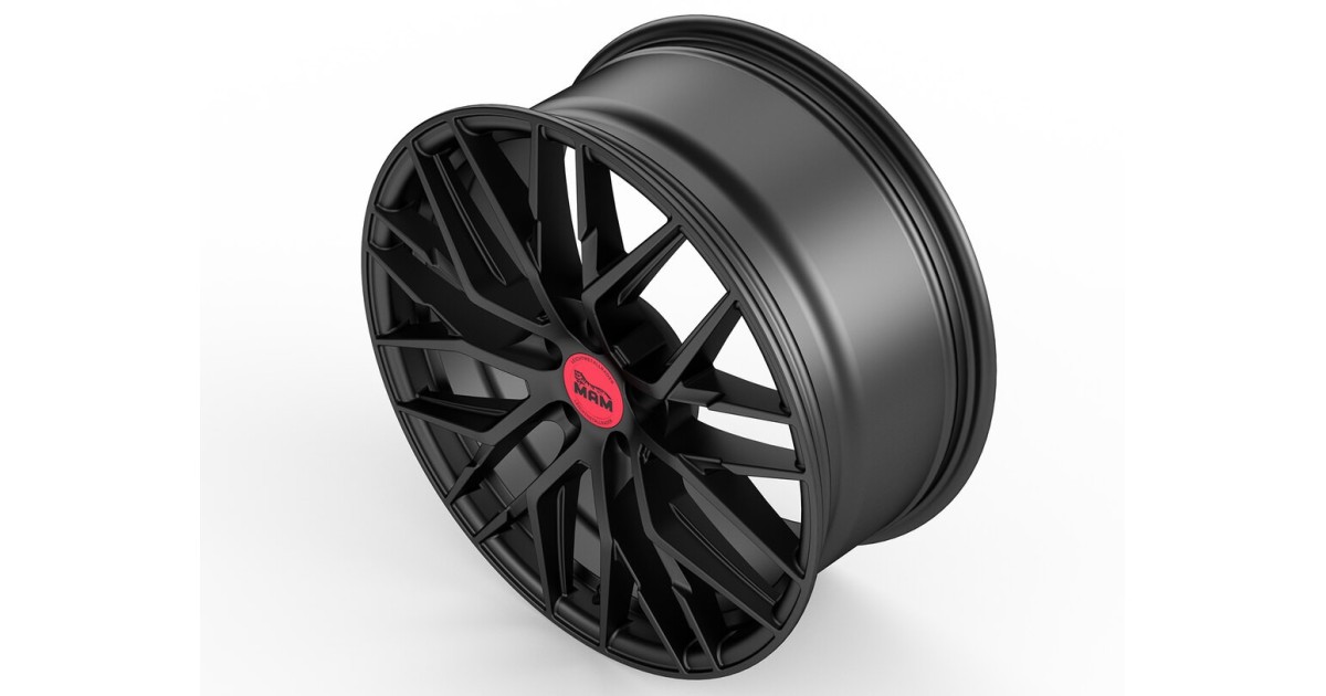 Jante ALU, MAM RS4 MATT BLACK PAINTED 8.5x19 5/114.3 ET40, Alésage 72.6