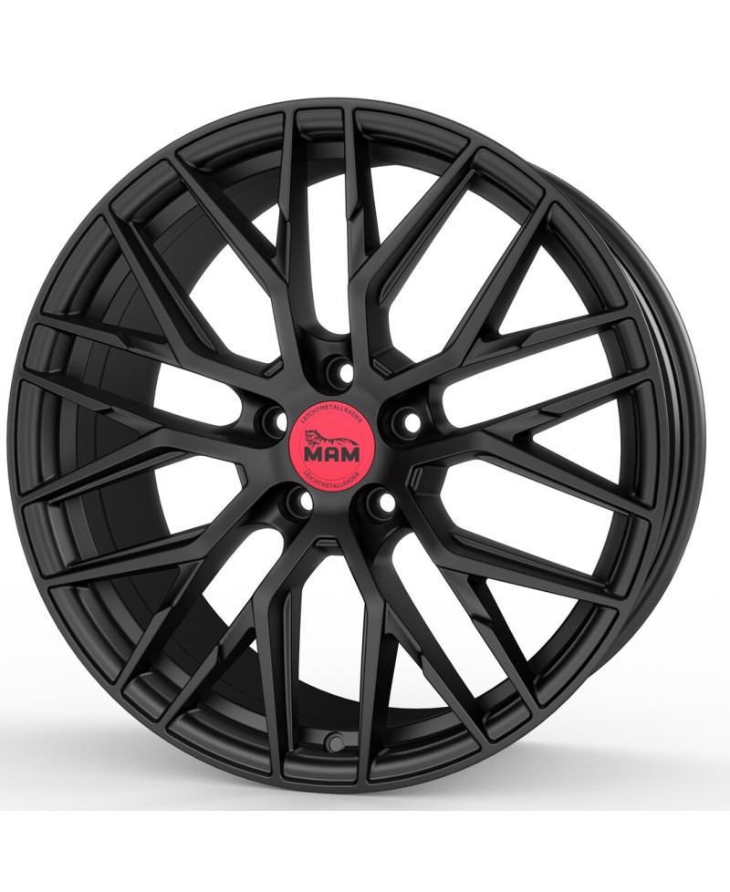 Jante ALU, MAM RS4 MATT BLACK PAINTED 8.5x19 5/120 ET35, Alésage 72.6