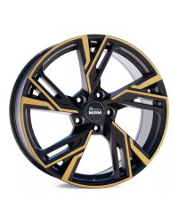 Jante ALU, MAM RS5 MATT BLACK FRONT COPPER 5/114.3 ET30, Alésage 72.6