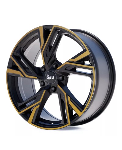 Jante ALU, MAM RS5 MATT BLACK FRONT COPPER 5/114.3 ET30, Alésage 72.6