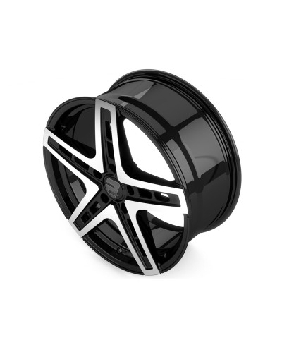 Jante ALU, Wheelworld - 2DRV WH38 SP+  Noir / Face polie , 9X20 5/112 ET35, Alésage 66.6