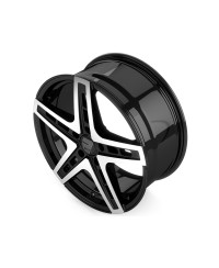 Jante ALU, Wheelworld - 2DRV WH38 SP+  Noir / Face polie , 9X20 5/112 ET35, Alésage 66.6