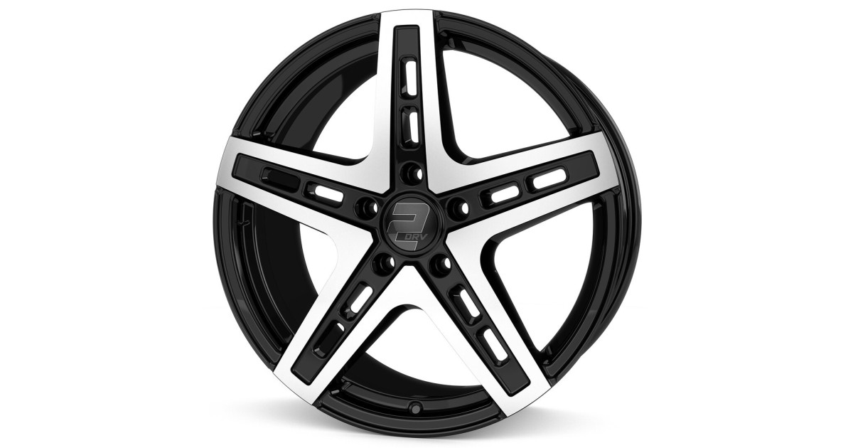 Jante ALU, Wheelworld - 2DRV WH38 SP+  Noir / Face polie, 9X20 5/120 ET42, Alésage 72.6