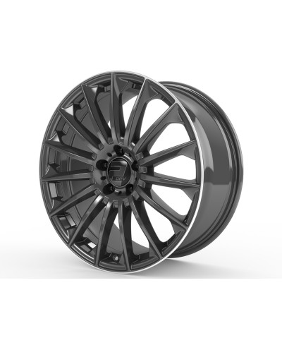 Jante ALU, Wheelworld - 2DRV WH39/DGM+-ML+  Anthracite foncé laqué / Bord poli 8.5X19 5/112 ET35, Alésage 66.6