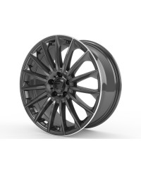 Jante ALU, Wheelworld - 2DRV WH39/DGM+-ML+  Anthracite foncé laqué / Bord poli 8.5X19 5/112 ET35, Alésage 66.6