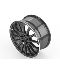 Jante ALU, Wheelworld - 2DRV WH39/DGM+-ML+  Anthracite foncé laqué / Bord poli 8.5X19 5/112 ET35, Alésage 66.6