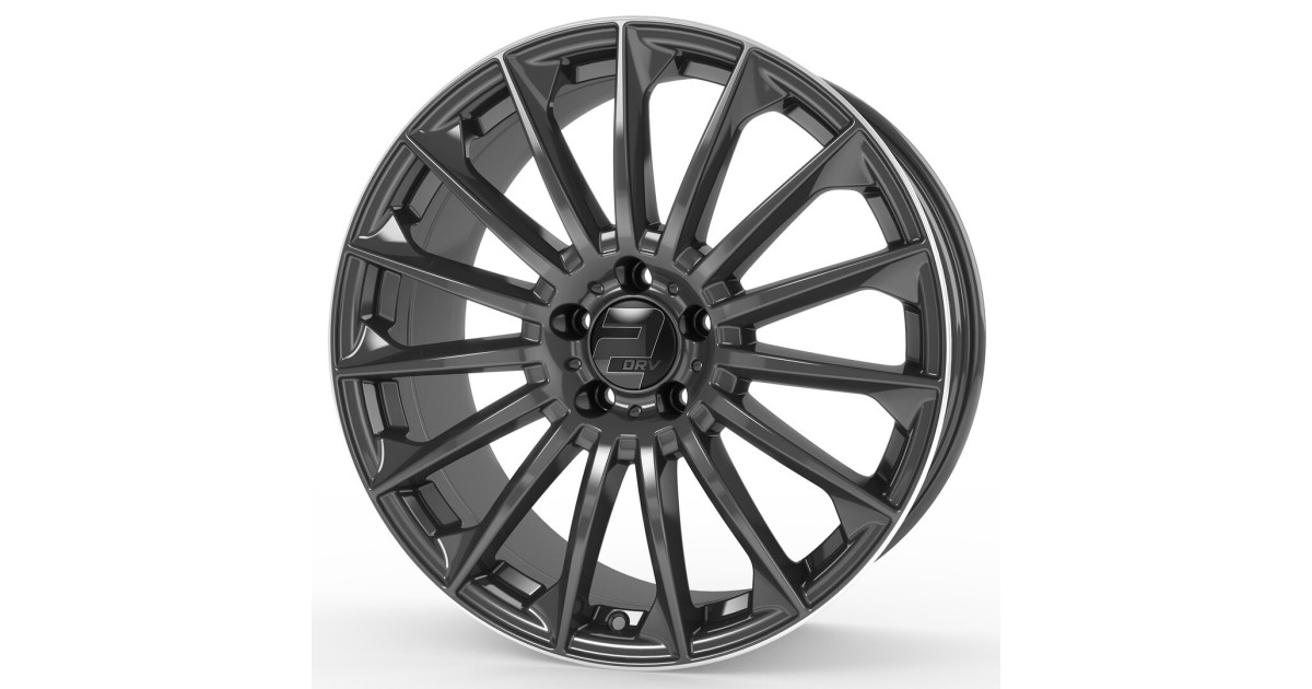 Jante ALU, Wheelworld - 2DRV WH39/DGM+-ML+  Anthracite foncé laqué / Bord poli , 8.5X19 5/112 ET45, Alésage 66.6