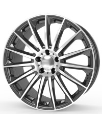 Jante ALU, Wheelworld - 2DRV  WH39 DGMP+ Anthracite Foncé / Face polie, 8.5X19 5/112 ET45, Alésage 66.6