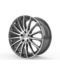 Jante ALU, Wheelworld - 2DRV  WH39 DGMP+ Anthracite Foncé / Face polie, 8.5X19 5/112 ET45, Alésage 66.6