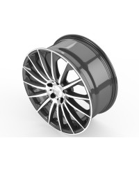 Jante ALU, Wheelworld - 2DRV  WH39 DGMP+ Anthracite Foncé / Face polie, 8.5X19 5/112 ET45, Alésage 66.6