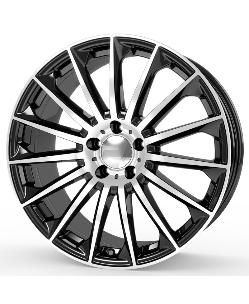 Jante ALU, Wheelworld - 2DRV WH39 SP+ Noir / Face polie, 8.5X19 5/112 ET35, Alésage 66.6