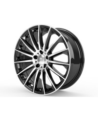 Jante ALU, Wheelworld - 2DRV WH39 SP+ Noir / Face polie, 8.5X19 5/112 ET35, Alésage 66.6