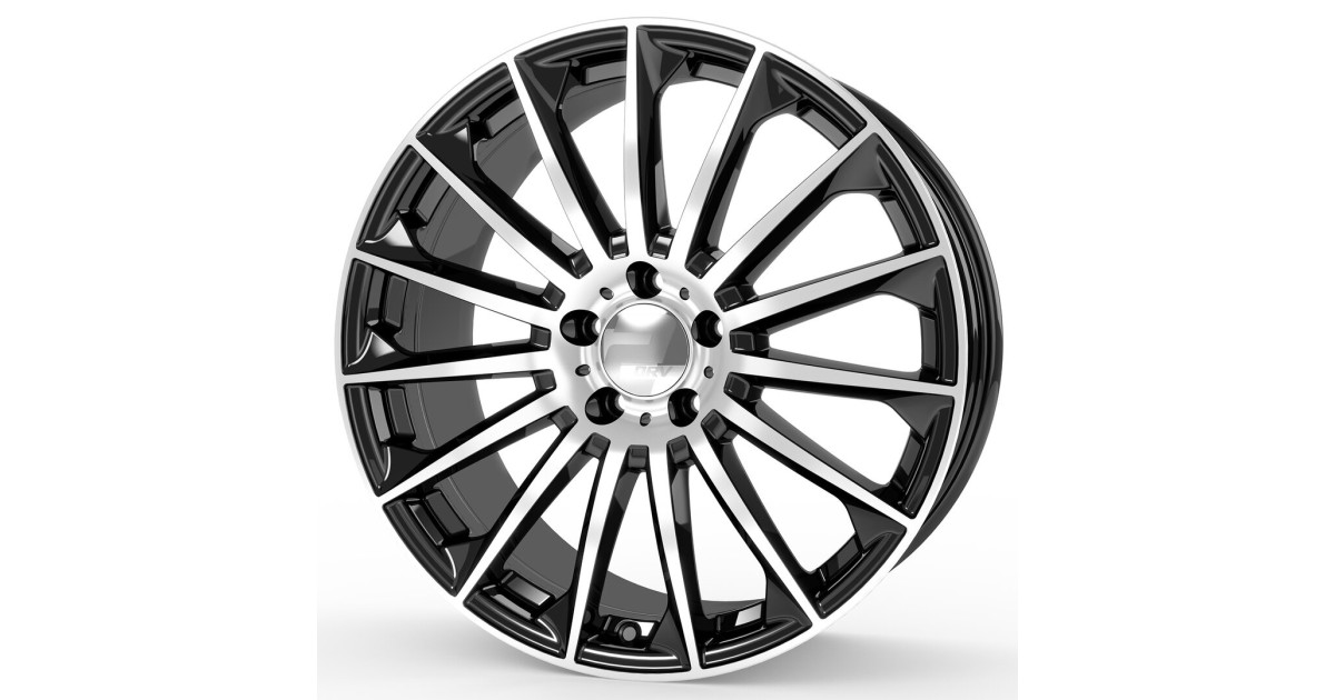Jante ALU, Wheelworld - 2DRV WH39 SP+ Noir / Face polie , 8X18 5/112 ET48, Alésage 66.6