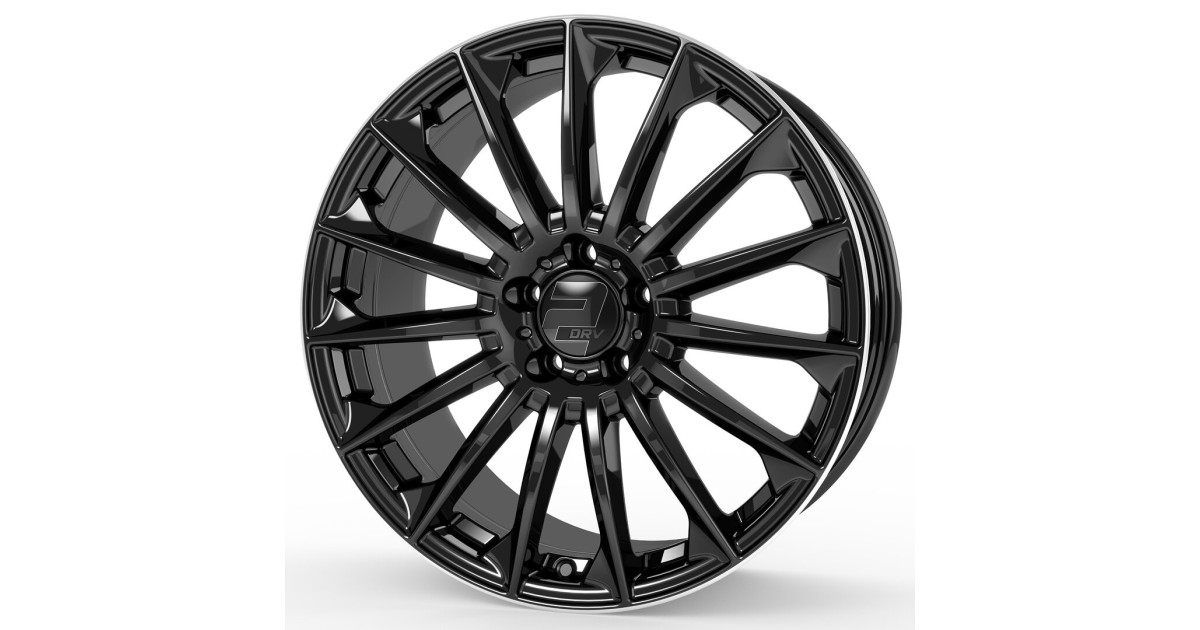 Jante ALU, Wheelworld - 2DRV WH39 SW+-ML+ Noir / Bord poli , 8.5X19 5/112 ET35, Alésage 66.6