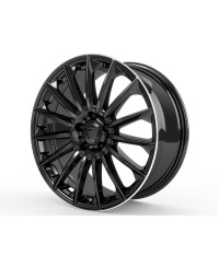 Jante ALU, Wheelworld - 2DRV WH39 SW+-ML+ Noir / Bord poli , 8.5X19 5/112 ET35, Alésage 66.6