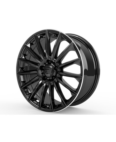 Jante ALU, Wheelworld - 2DRV WH39 SW+-ML+ Noir / Bord poli , 9X20 5/112 ET42, Alésage 66.6