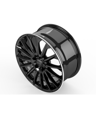 Jante ALU, Wheelworld - 2DRV WH39 SW+-ML+ Noir / Bord poli , 9X20 5/112 ET42, Alésage 66.6