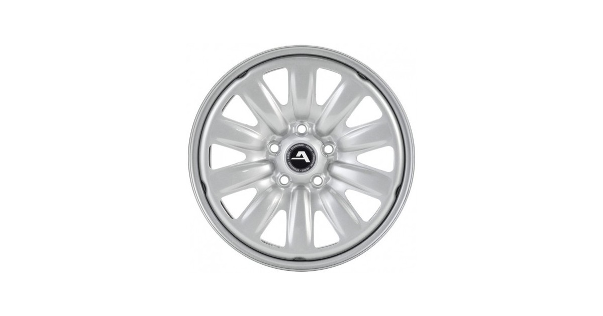 Jante Tole/Acier, ALCAR No 132801 Hybride Argent, 6.5X17 5/112 ET41,Alésage 57.1