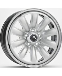 Jante Tole/Acier, ALCAR 132800 Hybride Argent , 6.5x17 5x112 ET38 ,Alésage 57.1