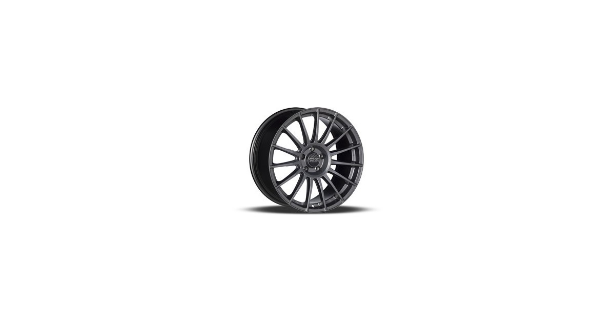 Jante ALU, OZ SUPERTULM/MG/42 MATT GRAPHITE + SILVER LETTERING, 7X17 4/108 ET42, Alésage 75