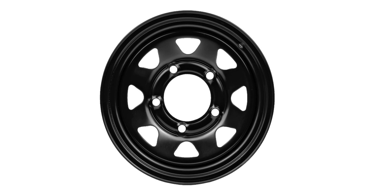 Jante Acier Dotz 4X4  DAKAR Black, 6X15 5/139.7 ET 0 , Alésage 110.1