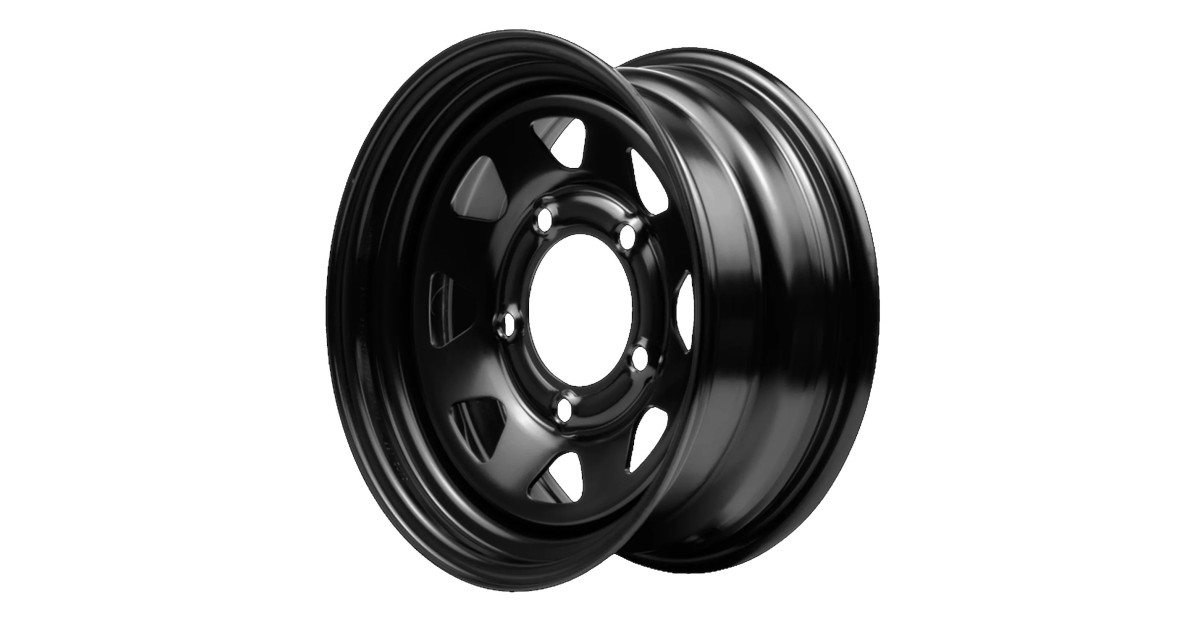 Jante Acier Dotz 4X4 DAKAR  Black, 7X16 6/139.7 ET13, Alésage 110.1