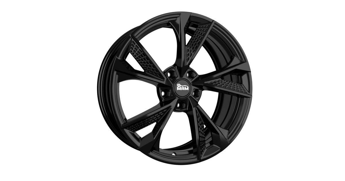 Jante ALU, MAM RS6 BLACK PAINTED 7.5X17 5/112 ET45, Alésage 66.6