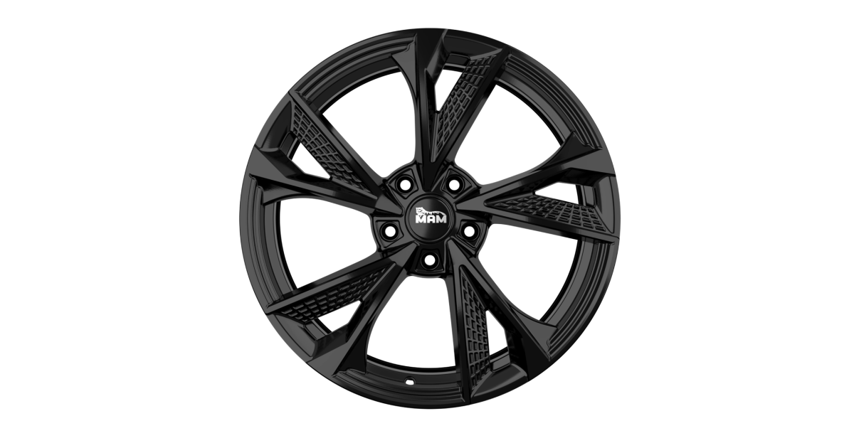 Jante ALU, MAM RS6 BLACK PAINTED 7.5X17 5/112 ET45, Alésage 66.6
