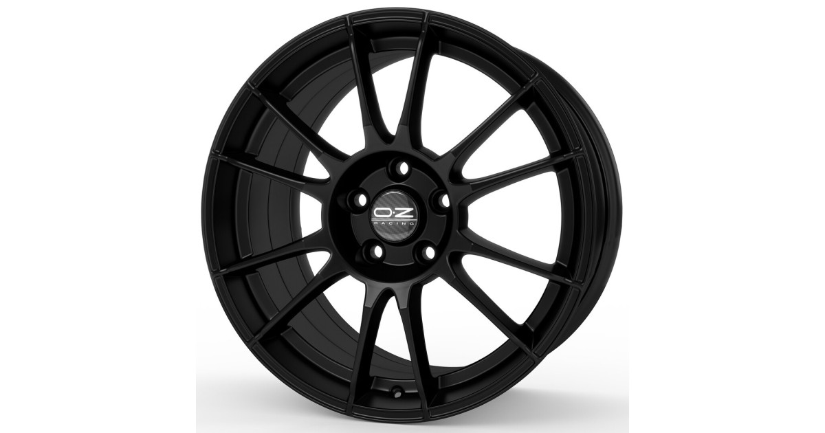 Jante ALU, OZ ULTRALEGGERA MATT BLACK, 7.50X17 5/108 ET40, Alésage 75.1